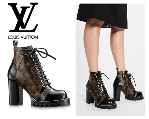 louis vuitton star boots|Louis Vuitton star trail ankle boot.